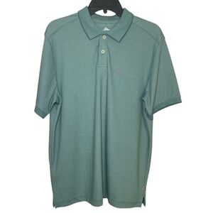 Tommy Bahama classic fit green Polo sz M